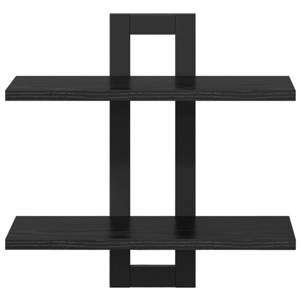Kelluvat hyllyt Musta tammi 40 x 15 x 40 cm Tekninen puu