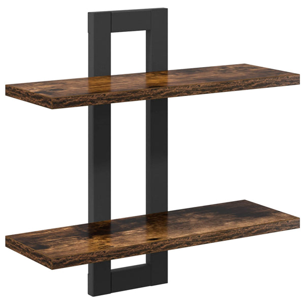 Kelluvat hyllyt Savutammi 40 x 15 x 40 cm Tekninen puu