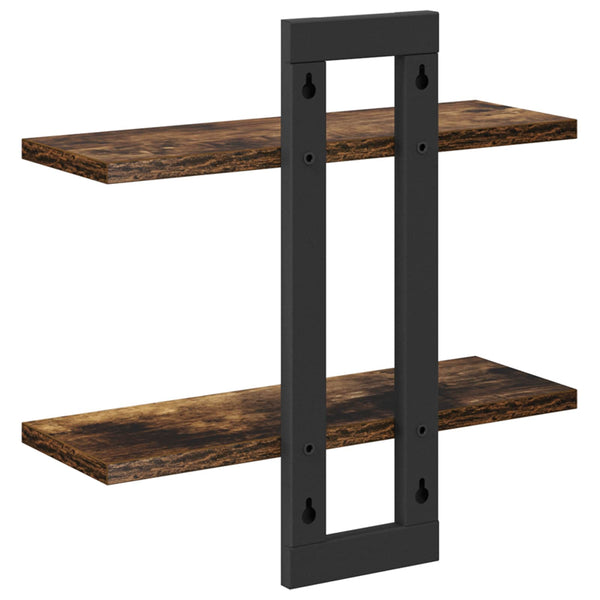 Kelluvat hyllyt Savutammi 40 x 15 x 40 cm Tekninen puu
