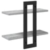 Kelluvat hyllyt Harmaa Sonoma 40 x 15 x 40 cm Tekninen puu