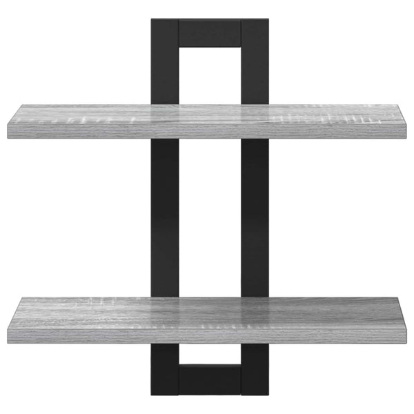 Kelluvat hyllyt Harmaa Sonoma 40 x 15 x 40 cm Tekninen puu