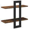 Kelluvat hyllyt Vanha puu 40 x 15 x 40 cm Tekninen puu