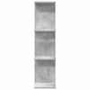 Seinähylly 2 kpl Betoninharmaa 22 x 15 x 100 cm Tekninen puu
