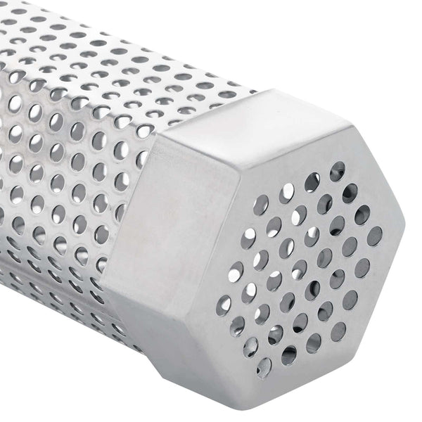 Savustustubia 2 kpl 5 x 5 x 30 cm Ruostumaton teräs 304 Hopea