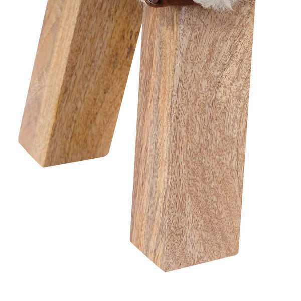 Penkki 110 x 30 x 45 cm Aitoa Nahkaa Ruskea tilkkutyö