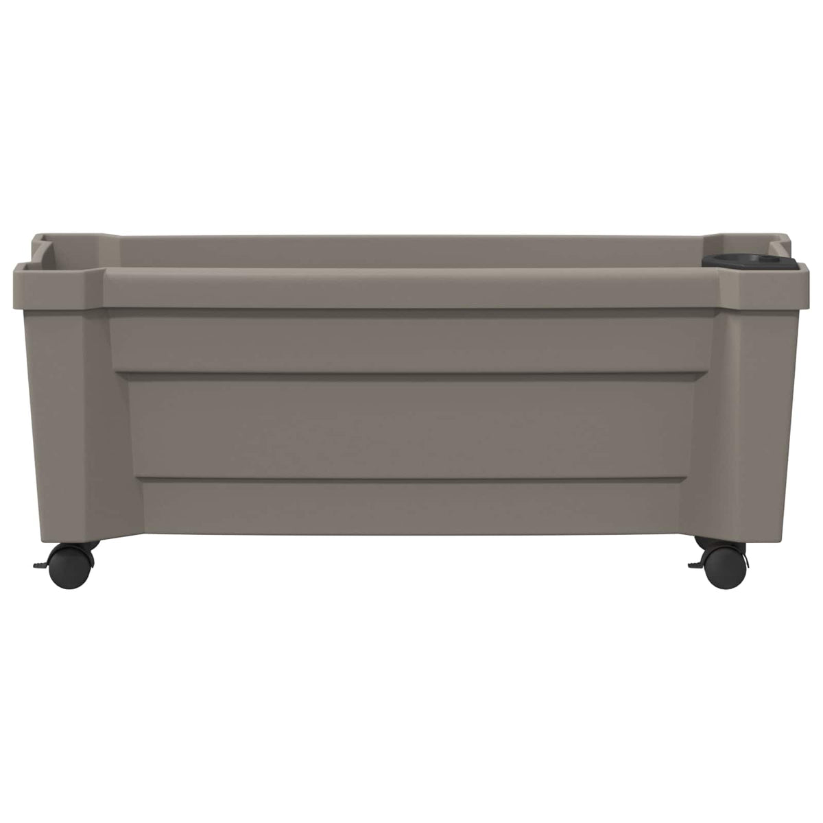 Calypso-istutus pyörillä Harmaa 79 x 35 x 33 cm PP