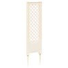 Trellis piikillä valkoinen 43 x 6 x 165 cm PP