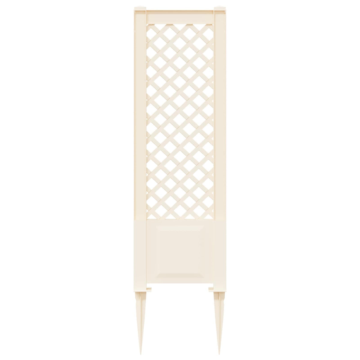 Trellis piikillä valkoinen 43 x 6 x 165 cm PP