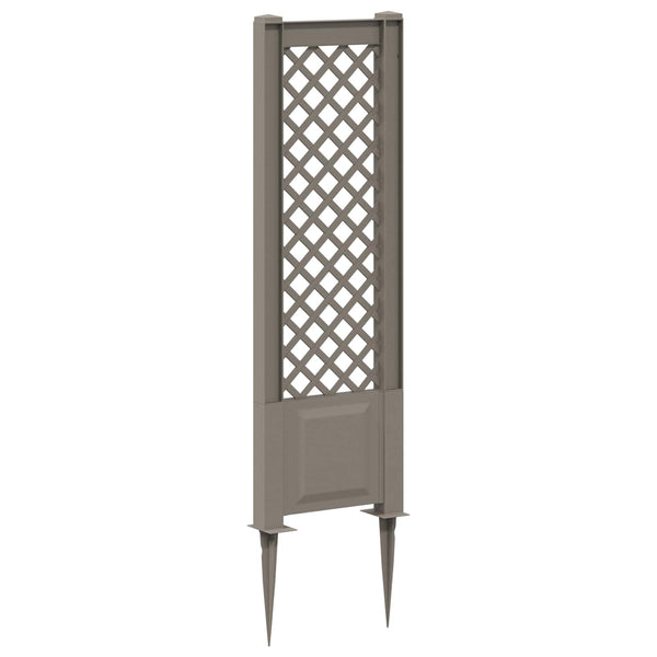 Trellis piikillä Harmaa 43 x 6 x 165 cm PP
