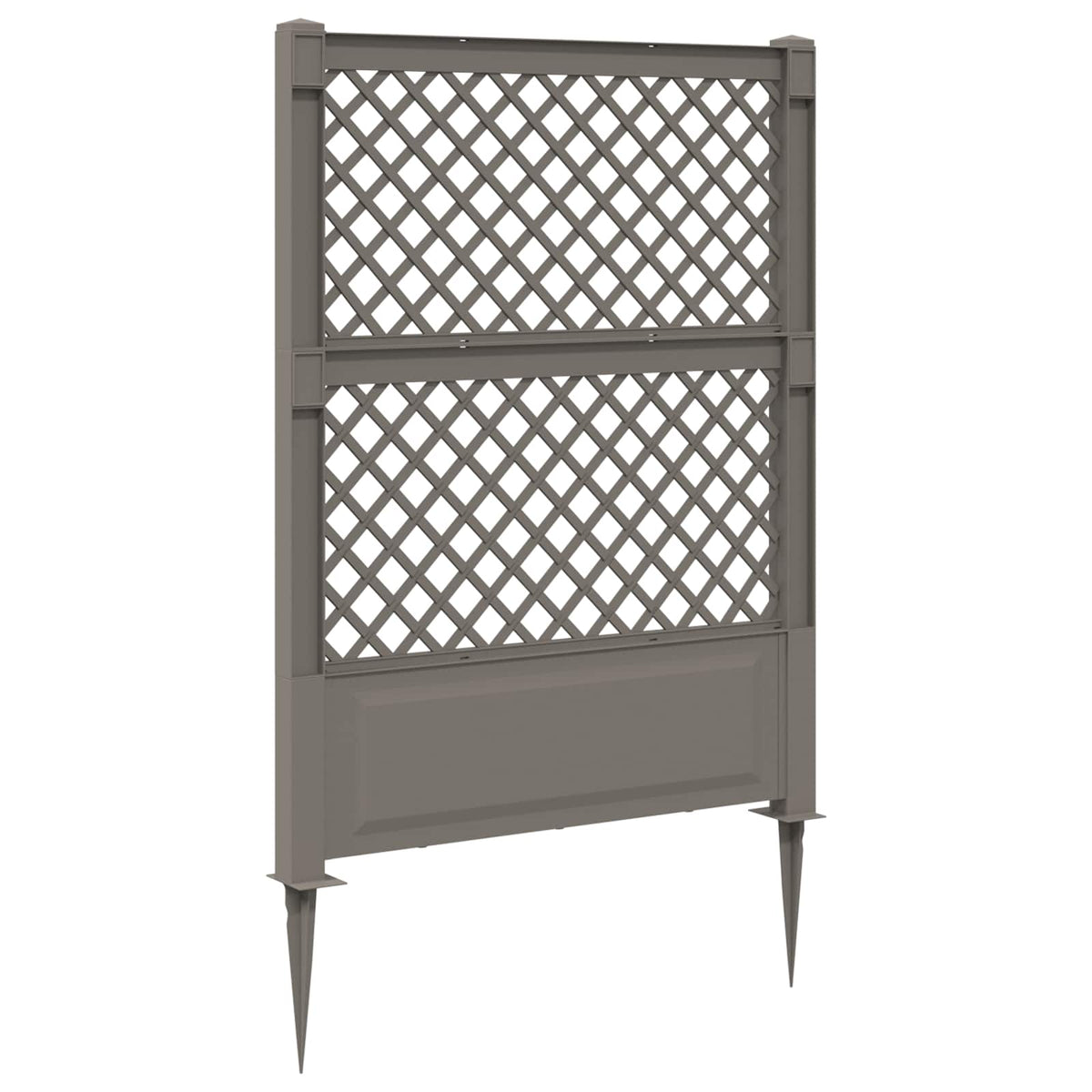 Trellis piikillä Harmaa 99 x 6 x 165 cm PP