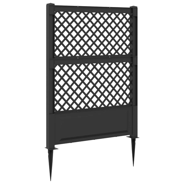 Trellis piikillä Antrasiitti 99 x 6 x 165 cm PP