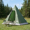 Tipi Tent Water-Resistant 3 hengelle Vihreä
