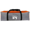 Tipi Tent Water-Resistant 3 hengelle Harmaa ja oranssi