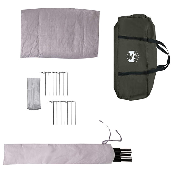 Tipi Tent Water-Resistant 3 hengelle Armivihreä