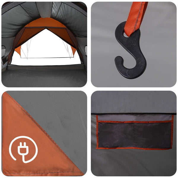 Tunnel Tent with Rainfly Water-Resistant 10 hengelle
