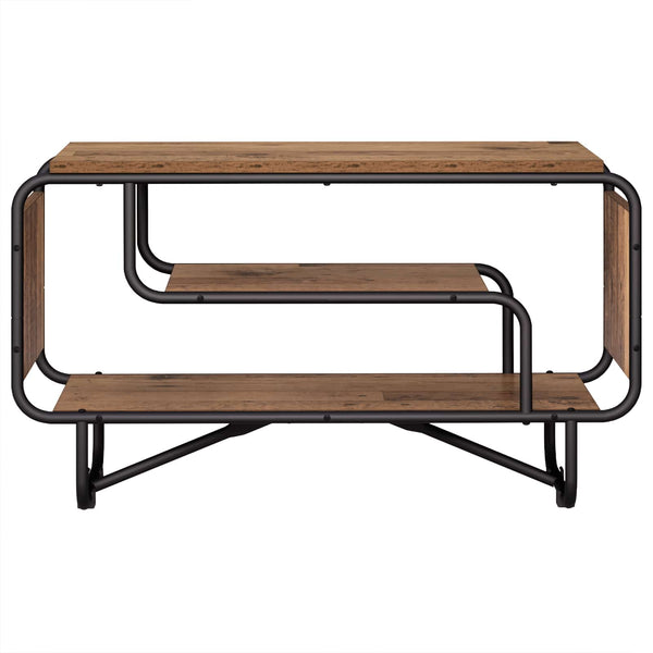 TV-teline 80 x 36 x 45 cm Vanha puu Tekninen puu