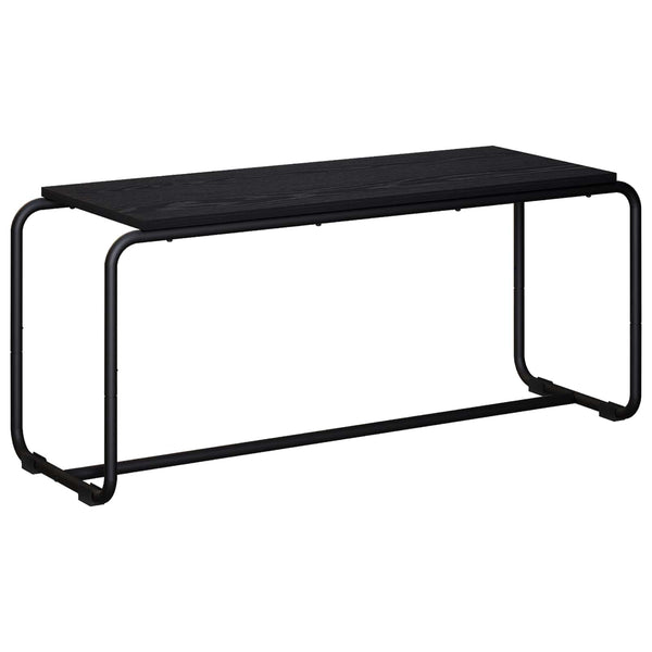 TV-teline 98 x 35.5 x 42 cm Musta tammi Tekninen puu