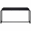 TV-teline 98 x 35.5 x 42 cm Musta tammi Tekninen puu