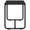 TV-teline 98 x 35.5 x 42 cm Musta tammi Tekninen puu