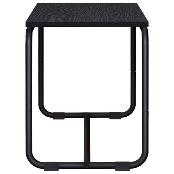 TV-teline 98 x 35.5 x 42 cm Musta tammi Tekninen puu