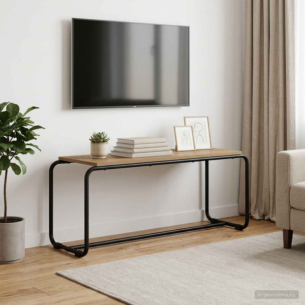 TV-teline 98 x 35.5 x 42 cm Artisaanitammi Tekninen puu