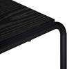 TV-teline 113.5 x 35.5 x 42 cm Musta tammi Tekninen puu