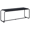 TV-teline 113.5 x 35.5 x 42 cm Musta tammi Tekninen puu