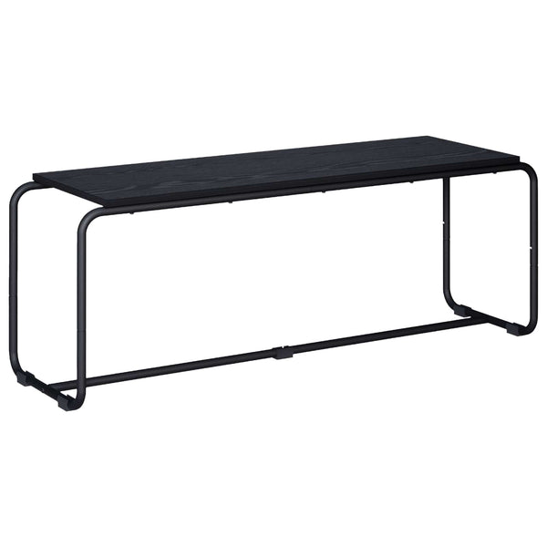 TV-teline 113.5 x 35.5 x 42 cm Musta tammi Tekninen puu