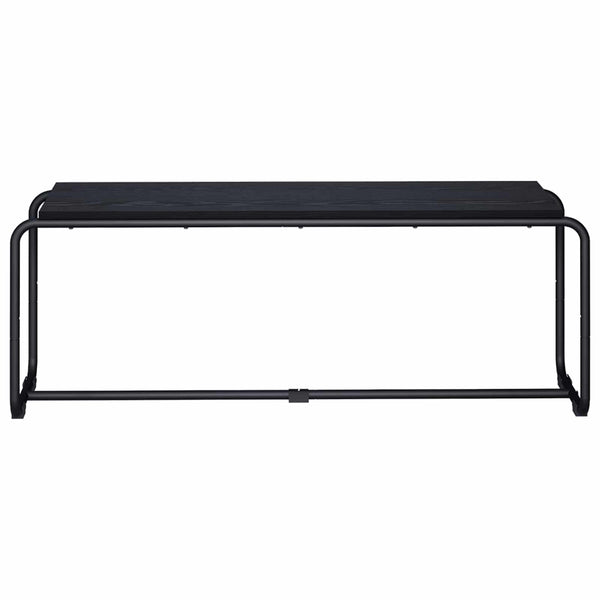 TV-teline 113.5 x 35.5 x 42 cm Musta tammi Tekninen puu