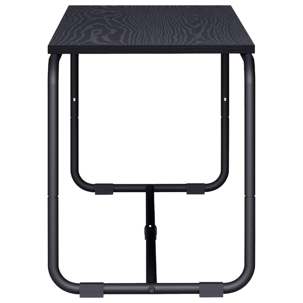 TV-teline 113.5 x 35.5 x 42 cm Musta tammi Tekninen puu