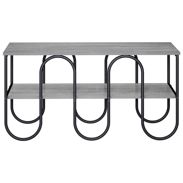 TV-taso 100 x 40 x 50 cm Harmaa Sonoma Tekninen puu