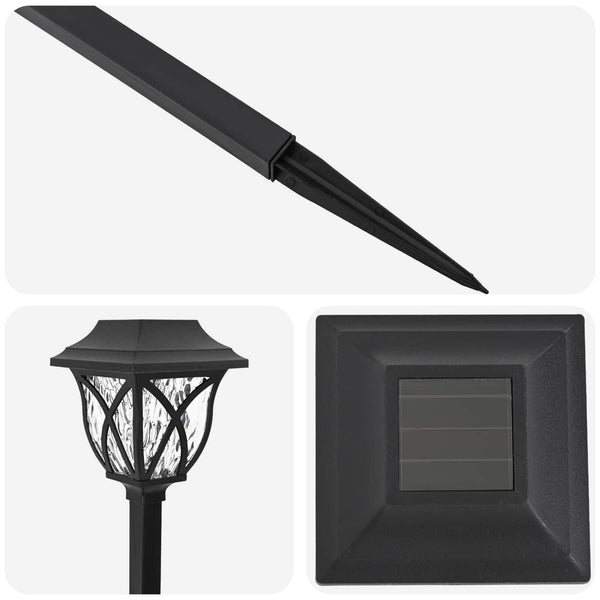 6 kpl Lämpimän Valkoinen 42 cm PP