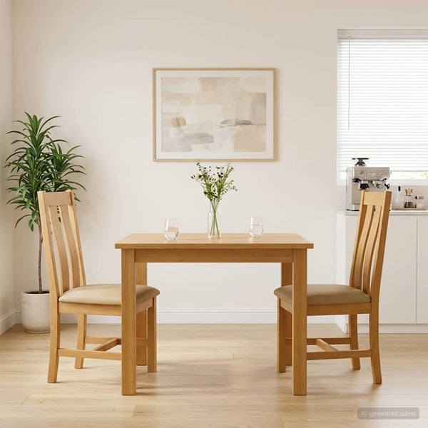 Ruokatuoli 2 kpl Mäntypuu Beige 45 x 54 x 100 cm