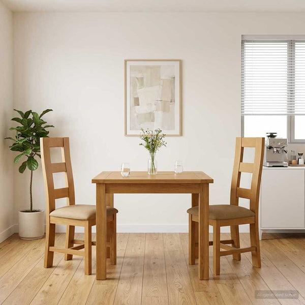 Ruokatuoli 2 kpl Mäntypuu Beige 45 x 51 x 105 cm