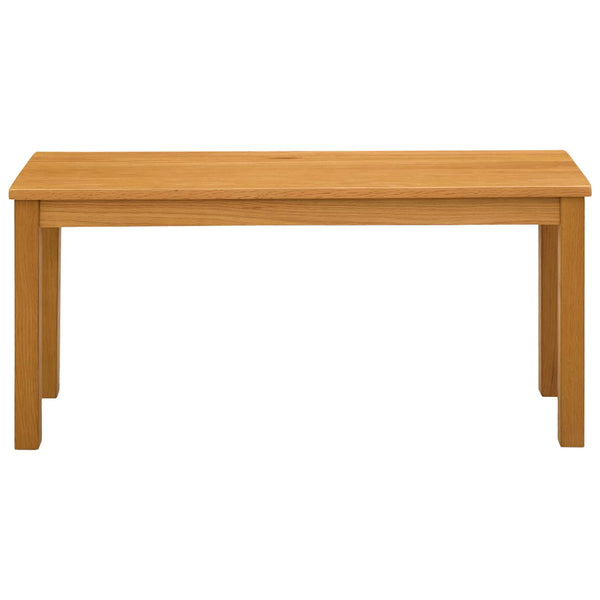 Ruokapenkki 95 x 32 x 45 cm Mäntypuu Luonnollinen