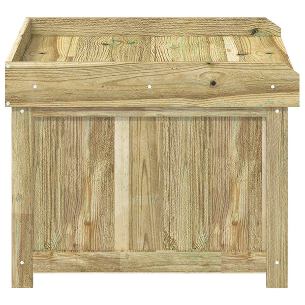 Ulkoilmapatjan laatikko Kyllästetty mänty 58,5 x 60 x 47 cm