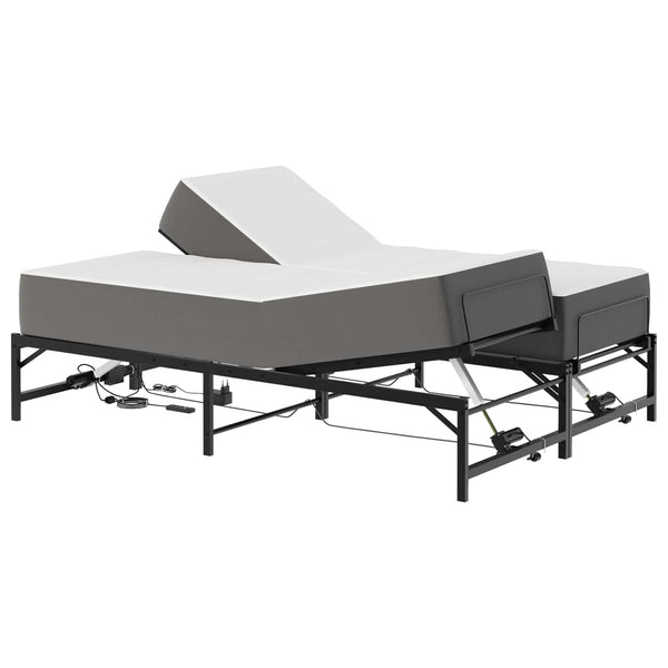 Sähkösäätöinen sänky runko Musta 140 x 190 cm Teräs