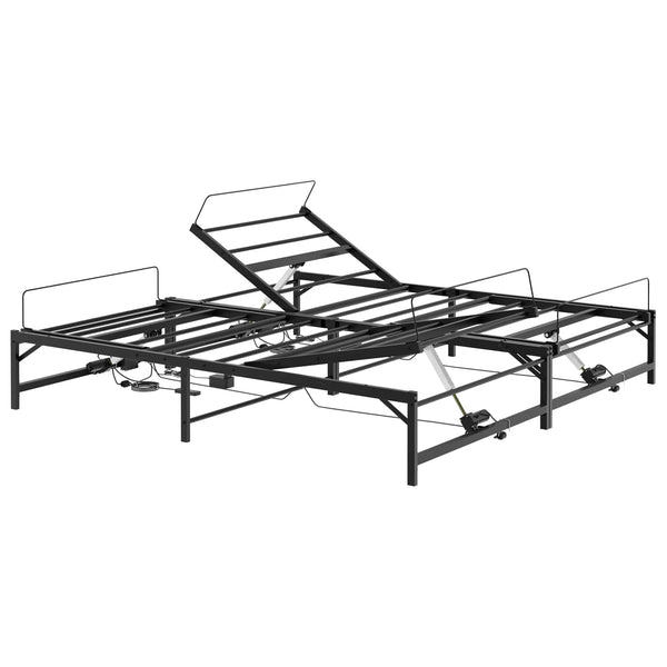 Sähkösäätöinen sänky runko Musta 6FT Super King Size Teräs