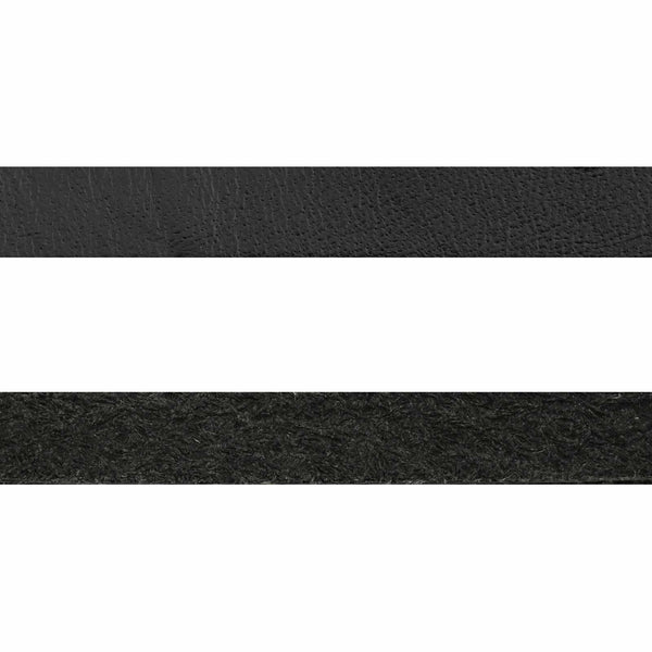 Nahkahihna 1 Musta 1000 x 0,6 cm Nahka