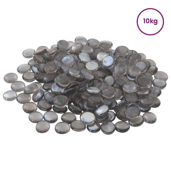 Lasinuggetti 17-19 mm Purppura-harmaa Lasi