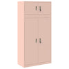 Säilytyskaappi 2 kpl Pinkki 90 x 40 x 180 cm Teräs Lukittava