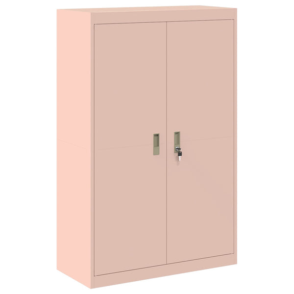 Säilytyskaappi 2 kpl Pinkki 90 x 40 x 180 cm Teräs Lukittava