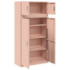 Säilytyskaappi 2 kpl Pinkki 90 x 40 x 180 cm Teräs Lukittava