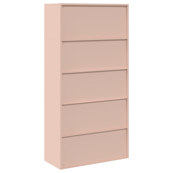 Säilytyskaappi 2 kpl Pinkki 90 x 40 x 180 cm Teräs Lukittava