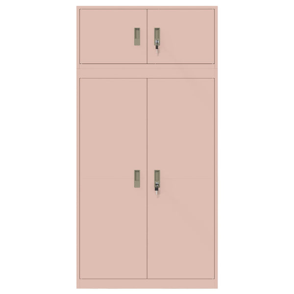 Säilytyskaappi 2 kpl Pinkki 90 x 40 x 180 cm Teräs Lukittava