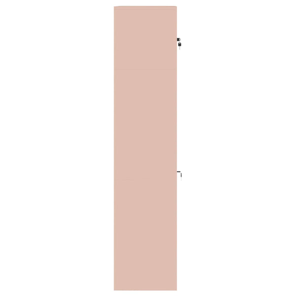Säilytyskaappi 2 kpl Pinkki 90 x 40 x 180 cm Teräs Lukittava