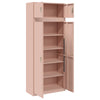 Säilytyskaappi 2 kpl Pinkki 90 x 40 x 220 cm Teräs Lukittava