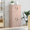 Säilytyskaappi 2 kpl Pinkki 60 x 40 x 130 cm Teräs Lukittava