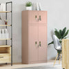 Säilytyskaappi 2 kpl Pinkki 60 x 40 x 145 cm Teräs Lukittava