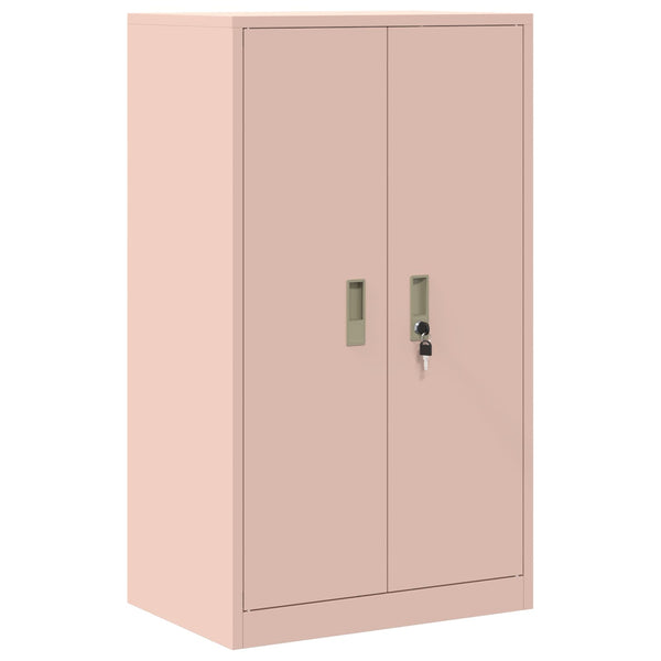 Säilytyskaappi 2 kpl Pinkki 60 x 40 x 145 cm Teräs Lukittava